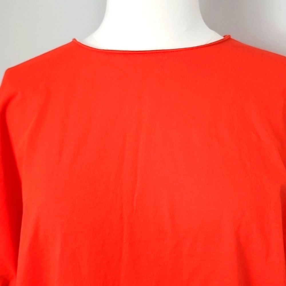 Zara Orange Blouson Oversized Tunic - Picture 2 of 8